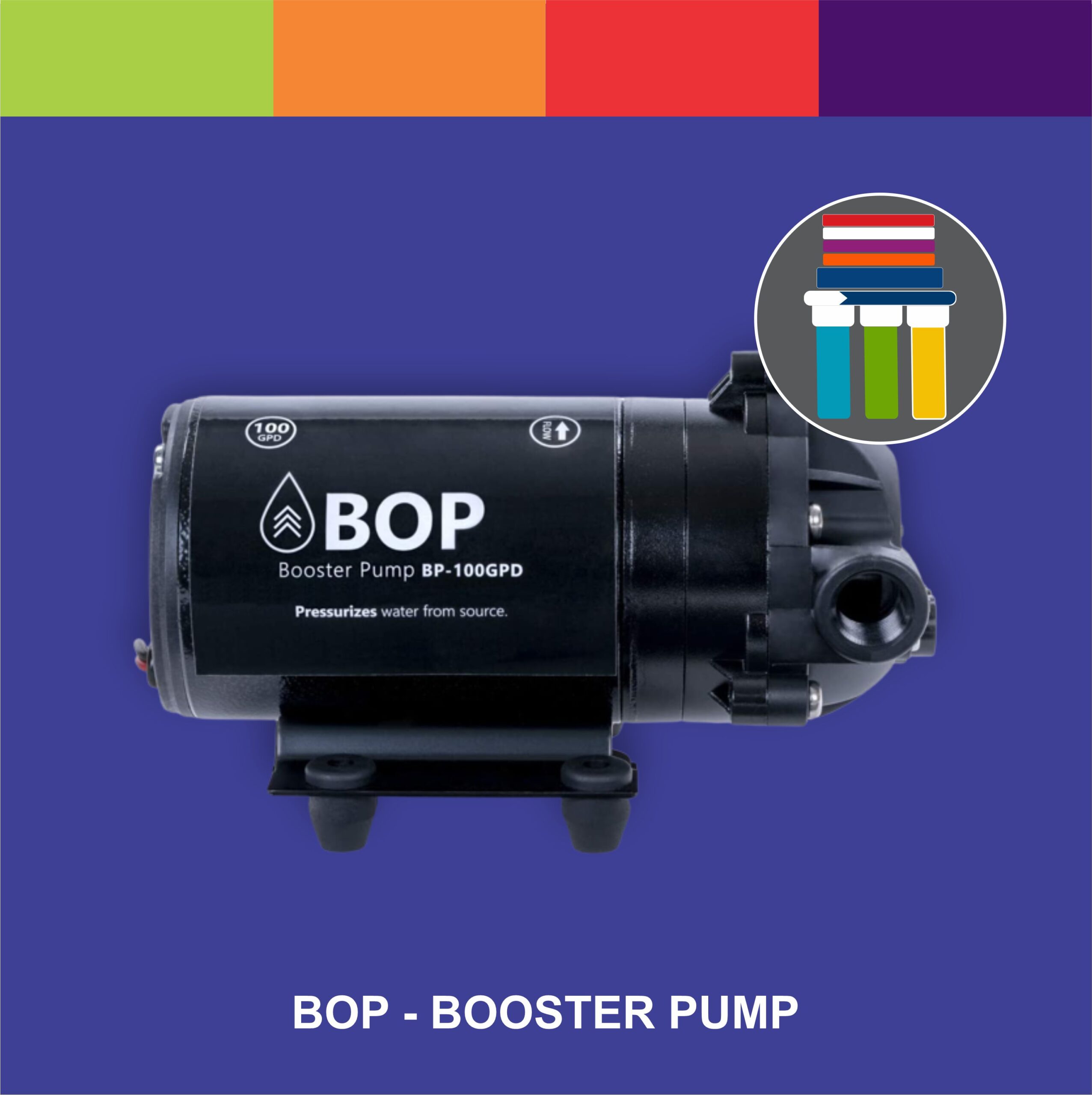 bop booster pump for ro 24v