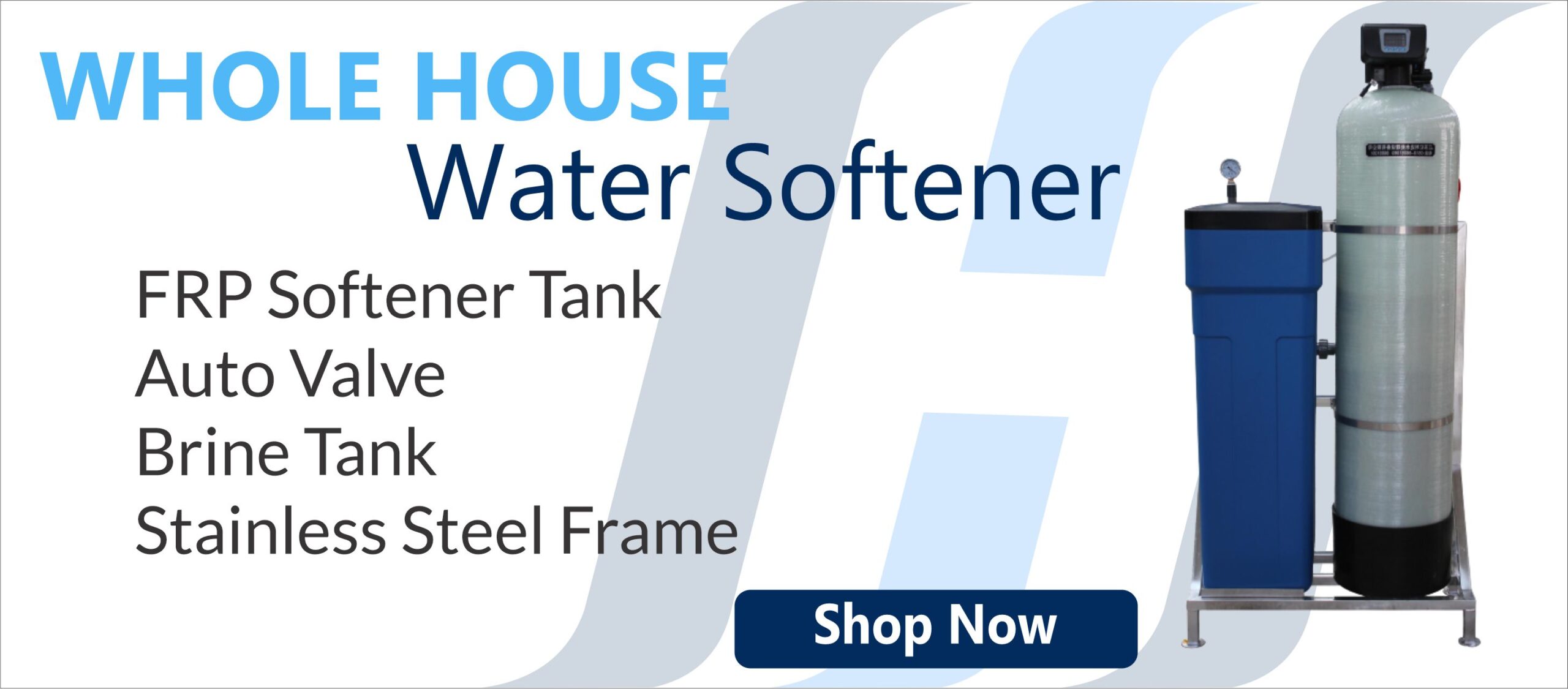 Whole House Water softener Single