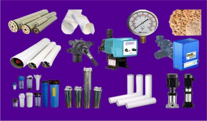 hwt ro plant components