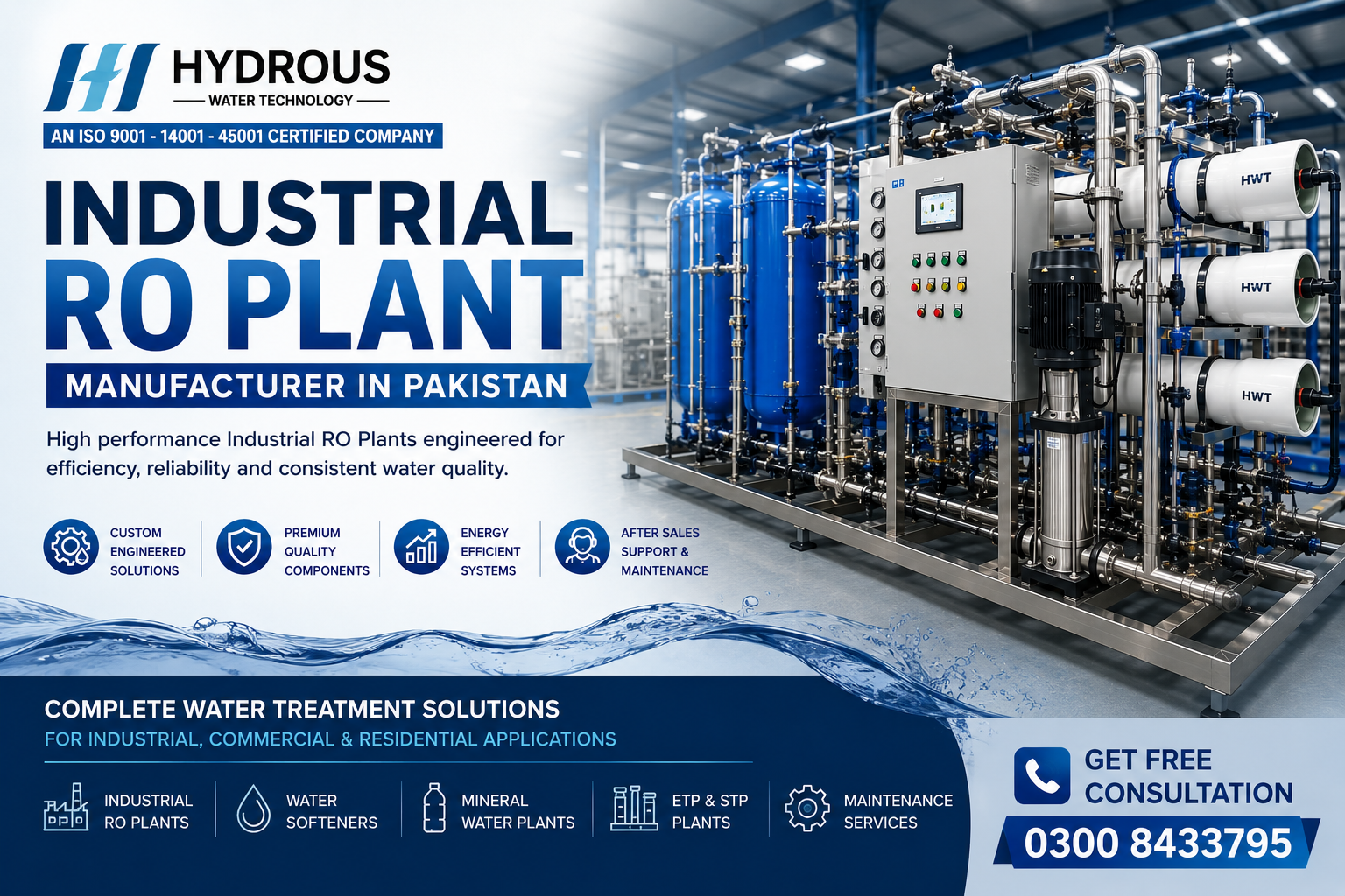 Industrial RO Plant Manufacturer in Pakistan